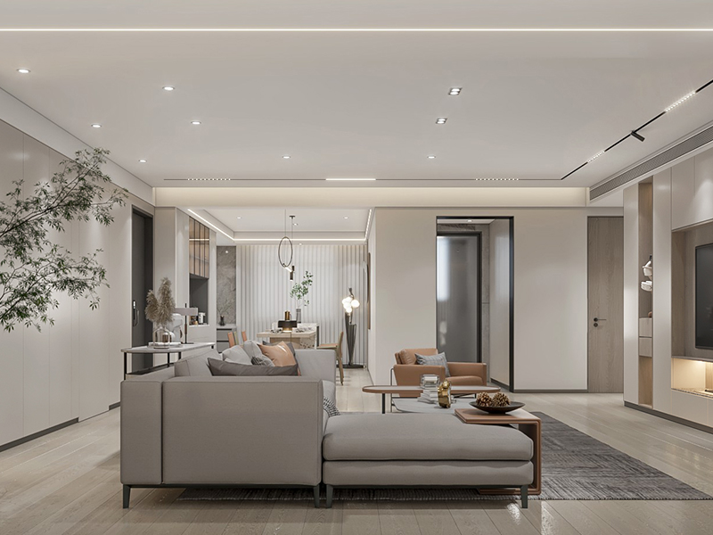 客厅安装线条灯 客厅安装线条灯