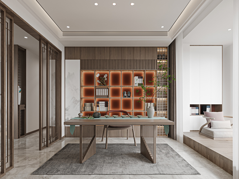新中式风格装修效果图.jpg 书房.jpg